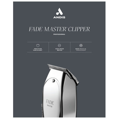 ANDIS FADE MASTER CLIPPER W/ FADE BLADE (METAL FINISH) *