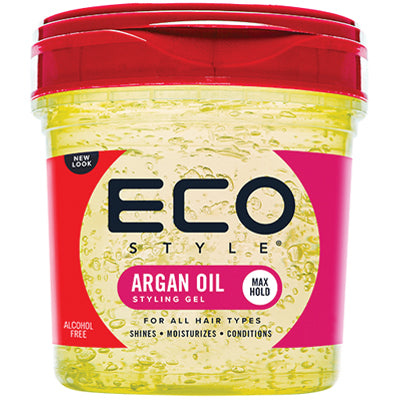 ECOSTYLE STYLING GEL ARGAN OIL CHAMPAGNE 32 OZ (CS/6)