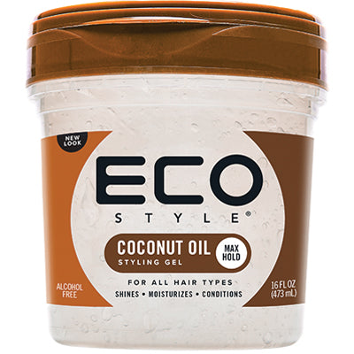 ECOSTYLE STYLING GEL COCONUT 16 OZ (CS/6)