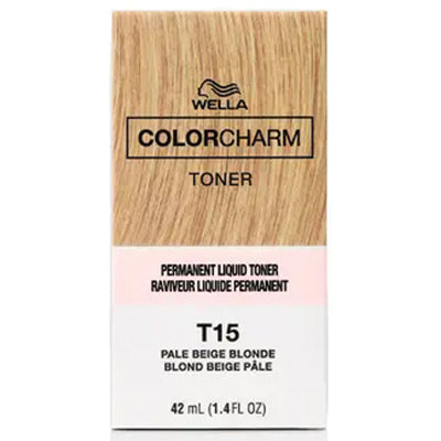 WELLA COLOR CHARM PERM LIQUID  T-15 PALE BEIGE BLONDE (DL/6)