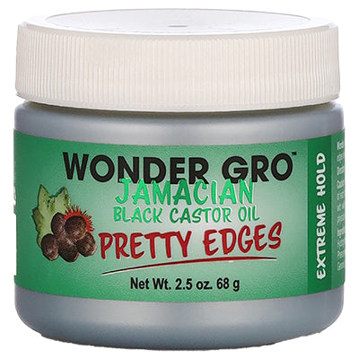 Wonder Gro Pretty Edges 2.4oz Jamcn Blk Castoroil Xtr(CS/24