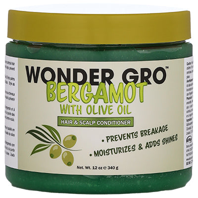 WONDER GRO CONDITIONER 12oz BERGAMOT W/ OLIVE OIL (cs/6)