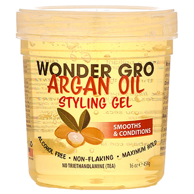 WONDER GRO STYLING GEL 16 OZ ARGAN OIL