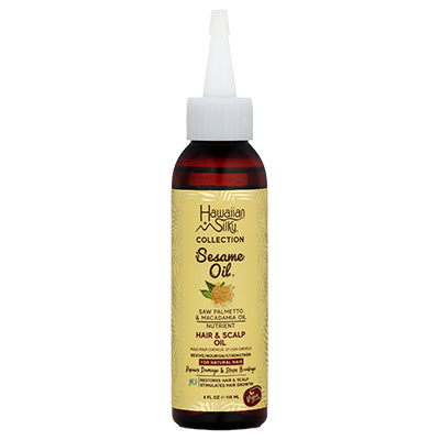 HAWAIIAN SILKY SESAME OIL 4oz HAIR & SCALP OIL