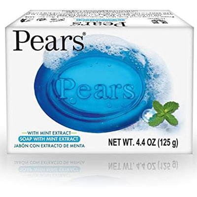 PEARS SOAP 4.4 oz BLUE w/MINT EXTRACTS