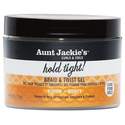 AUNT JACKIE'S HOLD TIGHT BRAID & TWIST GEL 7.5oz (CS/6)