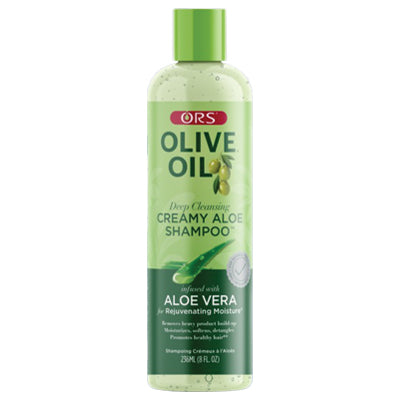 ORS OLIVE OIL CREAMY ALOE SHAMPOO 8oz (CS/6)