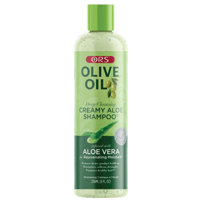 ORS OLIVE OIL CREAMY ALOE  SHAMPOO 8oz (CS/6)