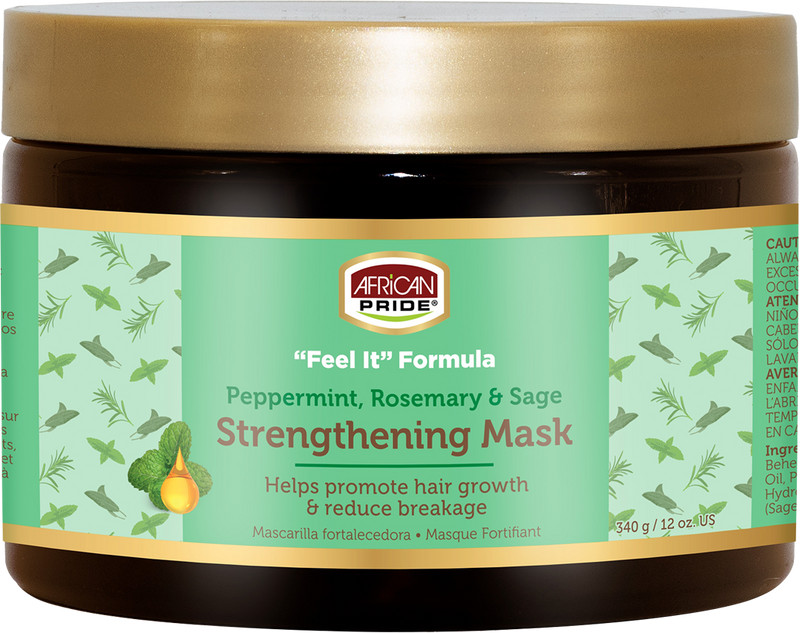 AFRICAN PRIDE ROSEMARY SAGE & PEPPERMINT MASK 12oz (CS/6)