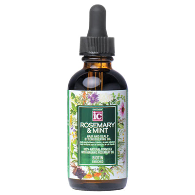 I.C. ROSEMARY & MINT HAIR & SCALP OIL 2oz DROP