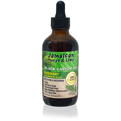 Jamaican Mango & Lime Black Castor Oil 4 oz (CS/6)Rosemar