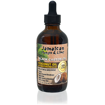 Jamaican Mango & Lime Black Castor Oil 4 oz (CS/6) Coconut