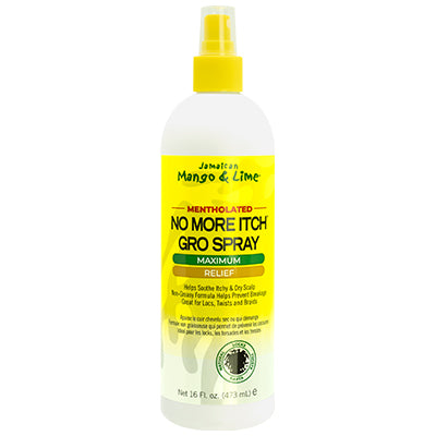 JAMAICAN MANGO & LIME NO MORE ITCH SPRAY 16 OZ MAXIMUM (CS/6)