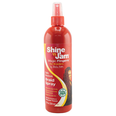 AMPRO SHINE N JAM MAGIC FINGERSBRAID SPRAY 12oz (CS/6)