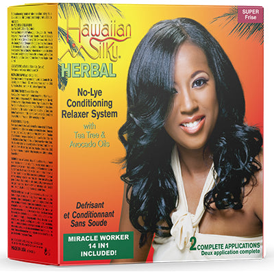 Hawaiian Silky No Lye Relaxer Kit (2 App.) Super (CS/6)