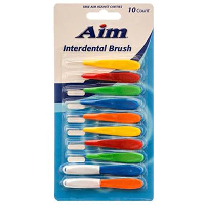 AIM INTERDENTAL BRUSH 10 CT