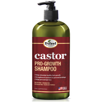 DIFEEL CASTOR PRO GROWTH 33oz SHAMPOO (CS/6)