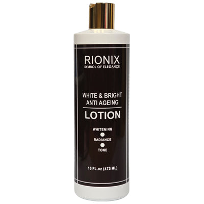 RIONIX WHITE & BRIGHT LOTION 16oz ANTI AGEING (CS/6)