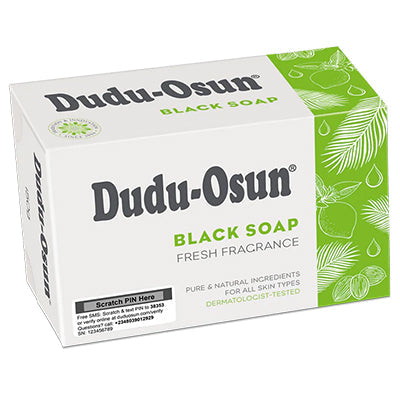 DUDU OSUN BLACK SOAP 150 GR FRESH FRAGRANCE (DL/6)