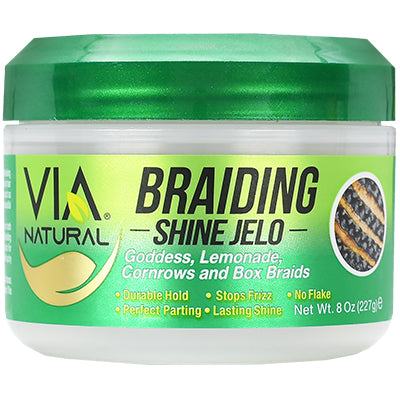 VIA NATURAL BRAIDING SHINE GELO 8oz (cs/6)