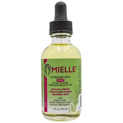 MIELLE ROSEMARY MINT SCALP & HAIR STRENGTHEN OIL 2oz LIGHT