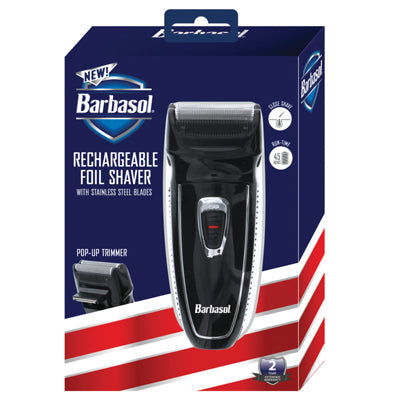 BARBASOL RECHARGEABLE FOIL SHAVER