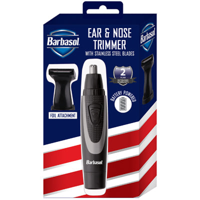 BARBASOL EAR & NOSE TRIMMER W/ FOIL