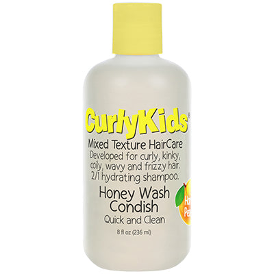 CURLY KIDS HONEY WASH 2IN1 SHAMPOO 8oz (cs/6)