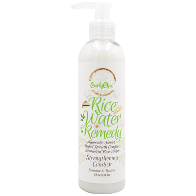 CURLY CHIC RICE WATER CONDITIONER RINSE OUT 8oz(cs/6)