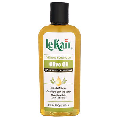 LE KAIR HAIR & BODY OIL 3.4 OZ VEGAN FORMULA OLIVE OIL