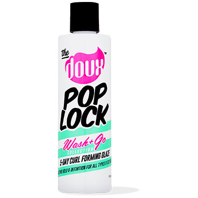 THE DOUX WASH + GO POP LOCK  5-DAY CURL FORMING GLAZE 8oz