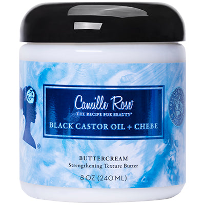 CAMILLE ROSE BLACK CASTOR OIL & CHEBE 8oz BUTTERCREAM (CS/6)*