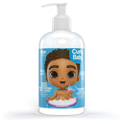 CURLY BABY BODY WASH BABY LIAM 16oz (cs/6)