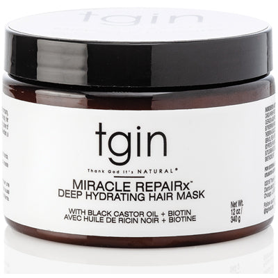 TGIN MIRACLE REPAIRx DEEP HYDRA HAIR MASK 12oz (cs/6)