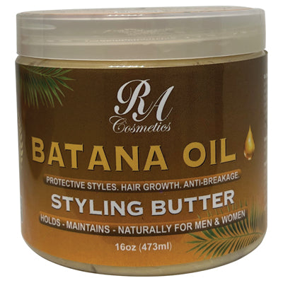 RA COSMETICS BATANA OIL STYLINGBUTTER 16oz (DL/3)