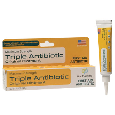 DRS PHARMACY TRIPLE ANTIBIOTIC OINTMENT .5oz MAX (CS/24)*