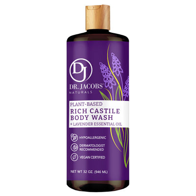 DR.JACOBS RICH CASTILE BODY WASH 32oz LAVENDER