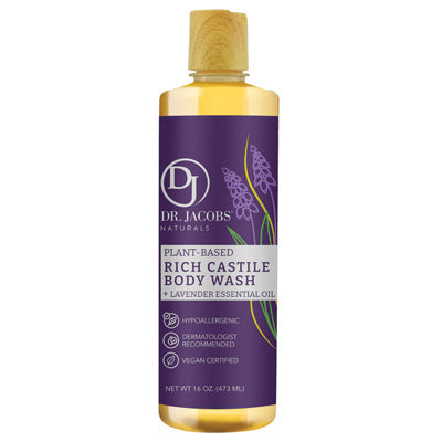 DR.JACOBS RICH CASTILE BODY WASH 16oz LAVENDER