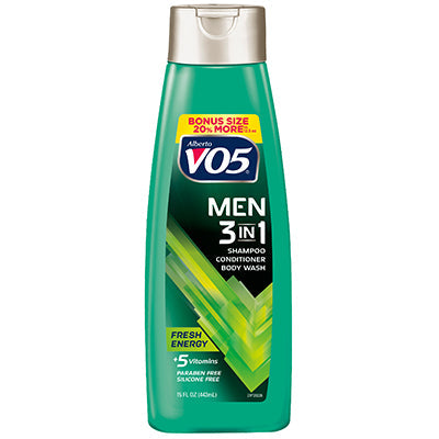 ALBERTO VO5 MENS 3-IN-1 15 OZ FRESH ENERGY (CS/6)