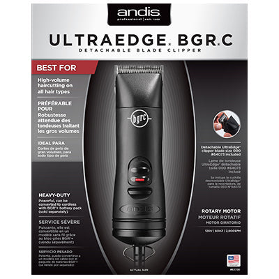 ANDIS ULTRAEDGE BGRC DETACHABLE BLADE CLIPPER