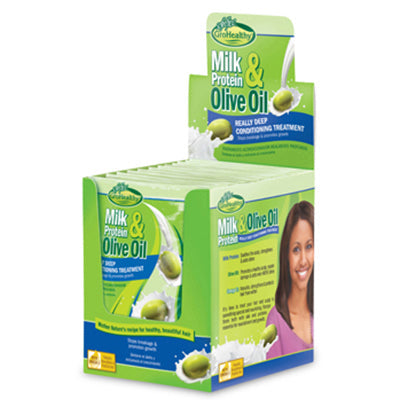 SOFN'FREE GRO HEALTHY MILK & OLIVE DEEP COND. 1.7 OZ (DL/12)