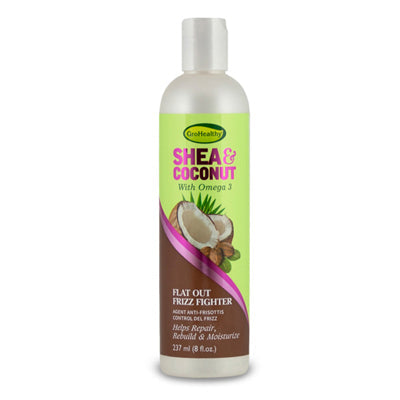 GRO HEALTHY SHEA & COCONUT FLAT OUT FRIZZ FIGHTER 8 OZ (CS/6)