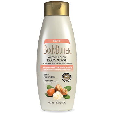 BODY BUTTER BODY WASH 16.5oz COCOA & SHEA BUTTER *