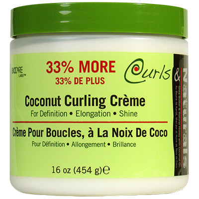 CURLS & NATURALS COCONUT CURLING CREME 16 OZ