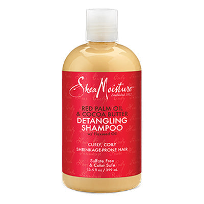 SHEA MOISTURE RED PALM OIL &COC BUTTER DETANG SHAMP 13oz(cs/4)