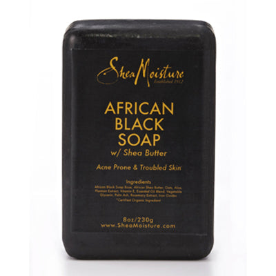 SHEA MOISTURE BATH &SKIN AFRICA BLACK SOAP 8oz (DL/4)