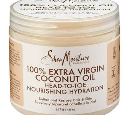 SHEA MOISTURE 100% EXTRA VIRGIN COCONUT OIL 16oz (DL/3)