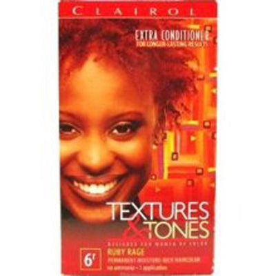 CLAIROL TEXTURES & TONES HAIR COLOR 6R RUBY RAGE