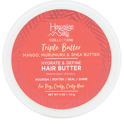 HAWAIIAN SILKY TRIPLE BUTTER HAIR BUTTER 4 OZ (CS/6)