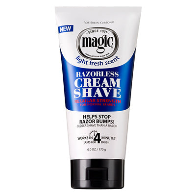 MAGIC CREAM SHAVE 6 oz TUBE REGULAR (CS/6)